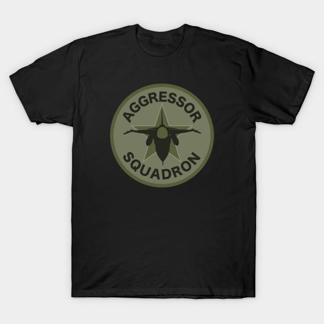 Aggressor Squadron (subdued) T-Shirt by TCP